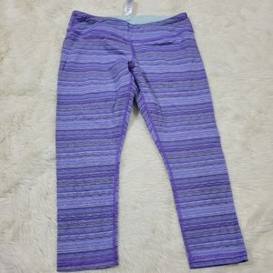 Lululemon Ivivva girls capri leggings purple size 14